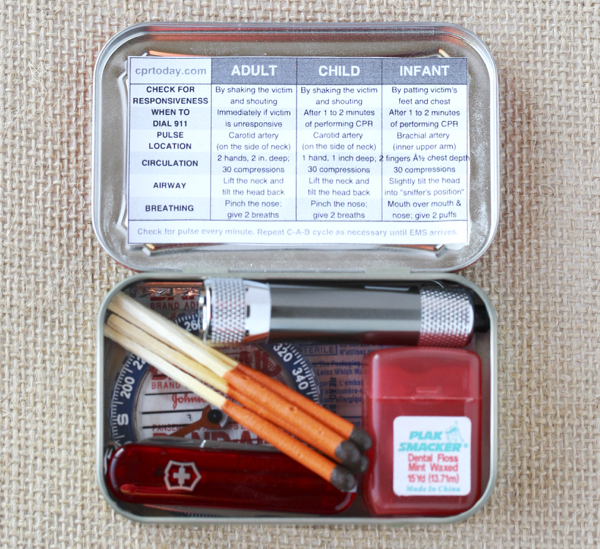 How to Build an Altoids Tin Survival Kit