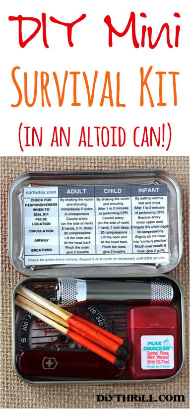 Altoid Tin Candle! (DIY Emergency Survival Candles) - DIY Thrill