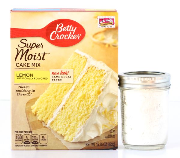 Lemon Cake Mix Cookies Ingredients