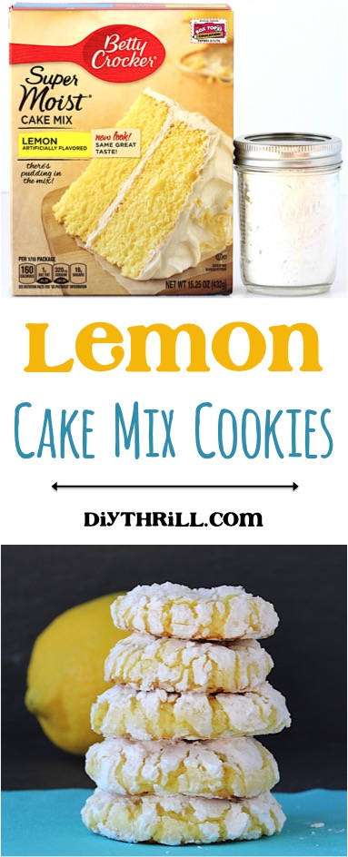 Lemon Cake Mix Cookies Recipe