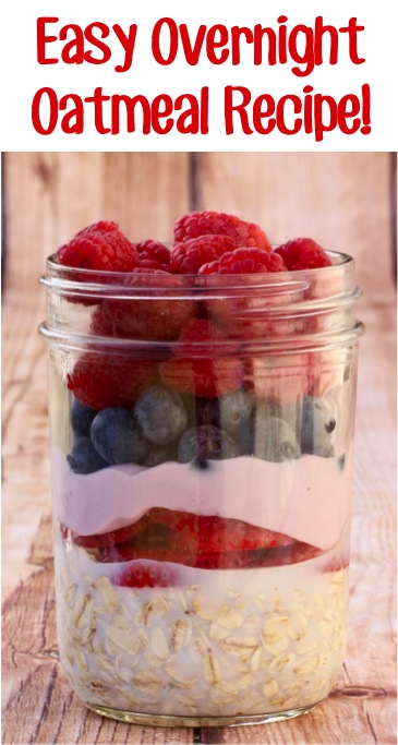 Easy Overnight Oatmeal Recipe