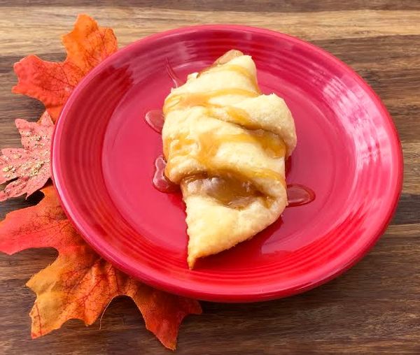 Caramel Apple Crescent Rolls