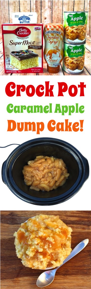 Caramel Apple Dump Cake Pic