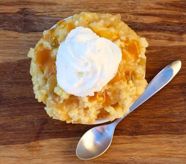 Crockpot Apple Carmel Dump Cake