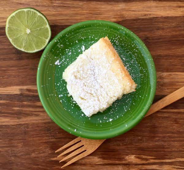 Key Lime Angel Food Cake Bars