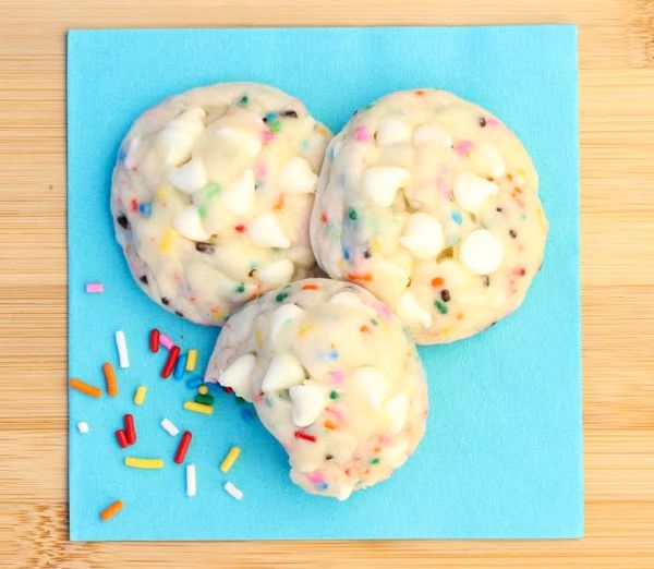 Birthday Cake Mix Cookies