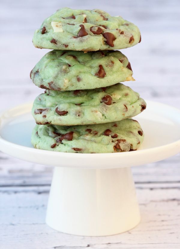 Mint Chocolate Chip Cookies