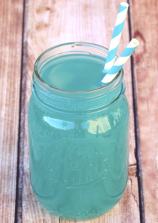 Fishing theme baby shower punch served in a styrofoam cooler. Sprite, Blue  Hawaiian Punch and V…