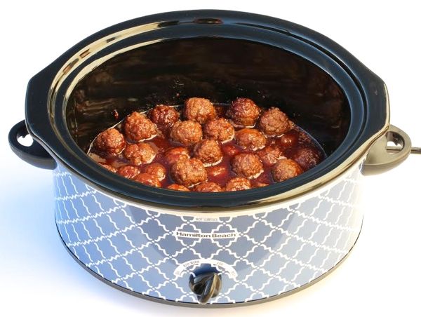 Slow Cooker Grape Jelly Meatballs