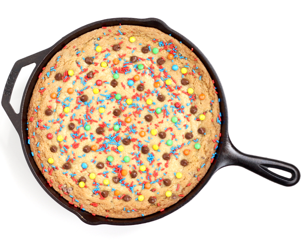 Chocolate Chip Cookie in Skillet
