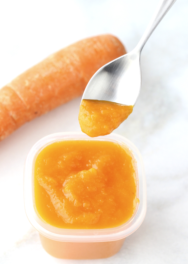 Carrot Puree for Baby 4 Months