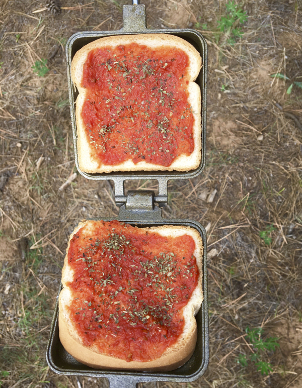 Camping Pie Iron Pizza Recipe » Campfire Foodie
