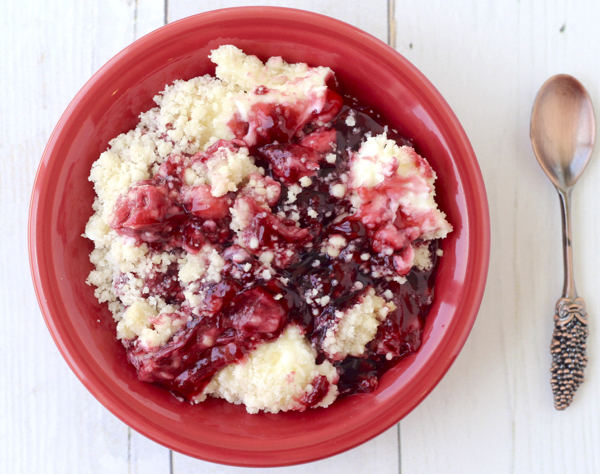 Raspberry Cheesecake Dump Cake