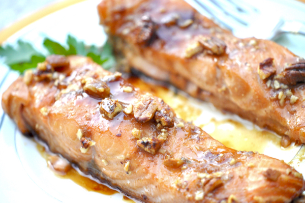 Honey Pecan Salmon