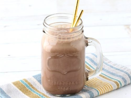 Chocolate Protein Shake Mix in a Jar