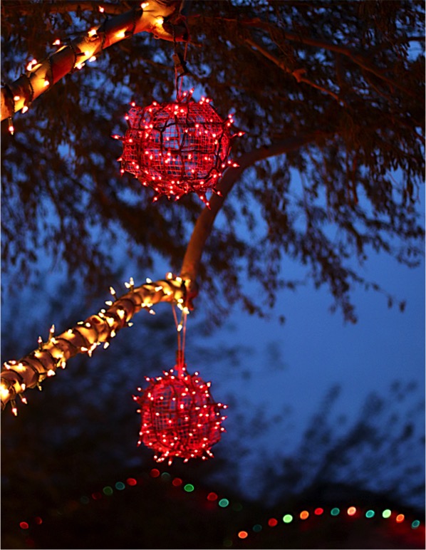 Outdoor Hanging Ball Lights