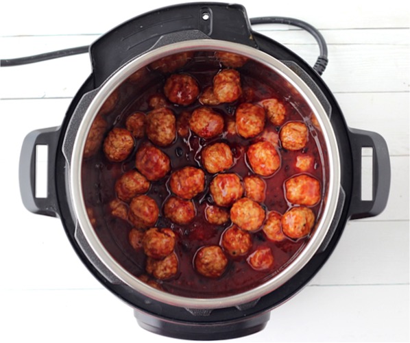 Instant Pot Grape Jelly Meatballs